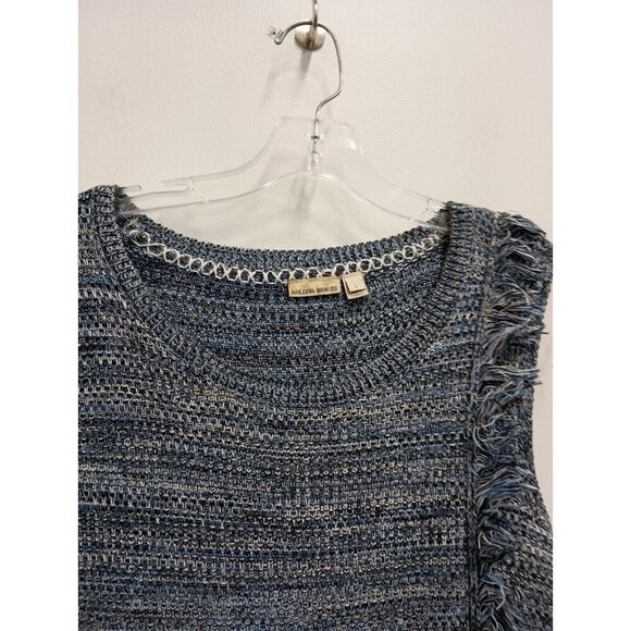HOLDING HORSES Blue Knit Dress - Picture 7 of 9